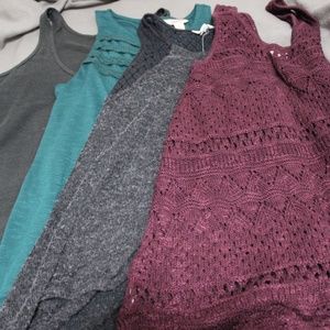 4 Tank Tops Bundle